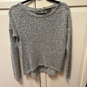 Vero Moda Marled Light Gray Crewneck Sweater